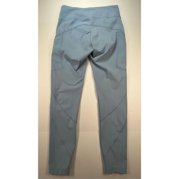 Outdoor Voices High Waisted Side Pocket Leggings Womens Size Medium Blue - Picture 5 of 13